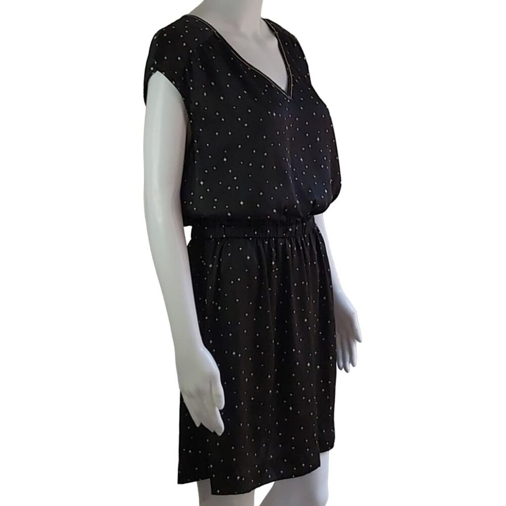 H&M Silky Satin Polyester Twinkle Star Dress Size 8 - Picture 4 of 7